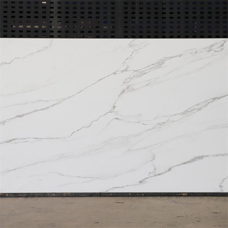 UV Resistant Porcelain Marble Sintered Stone Wall Slab Tiles For Kitchen Countertop