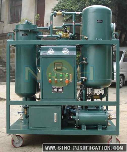 600LPH-18000LPH Turbine Oil Purifier 380V/3P/50Hz Custom Color Low Power