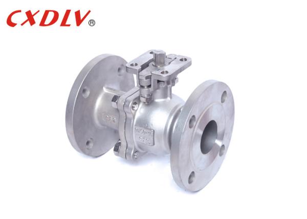 Electric Actuator High Pressure Full Port Two Piece Ball Valve Double Flange