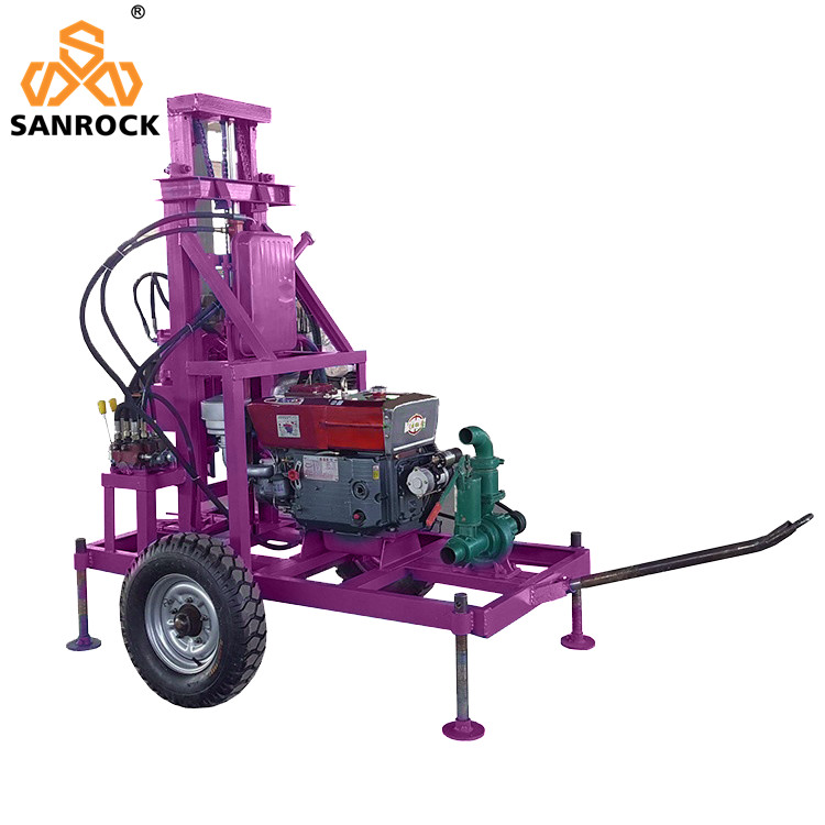 Rotary Water Drilling Rigs Portable Hydraulic Borehole Water Well Drilling Equipment