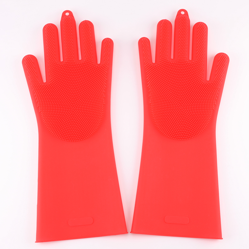 Wholesale Silicone Colorful Washing Gloves Silicone Cleaning Glove