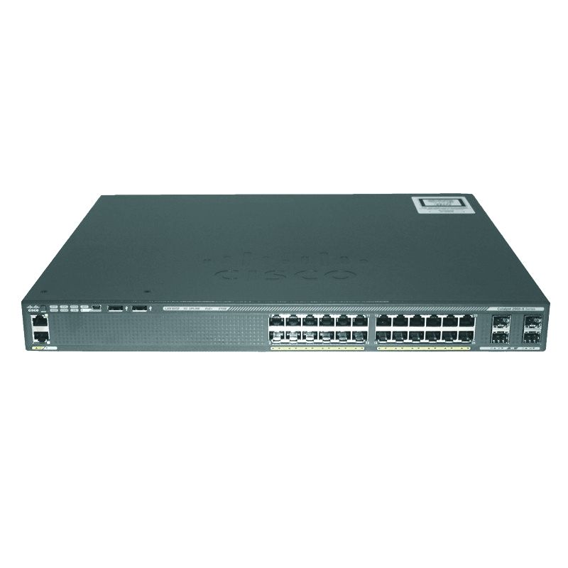 WS-C2960X-24PS-L Original 2960-X 24 Ports GigE PoE Switch Private Mold for Efficiency