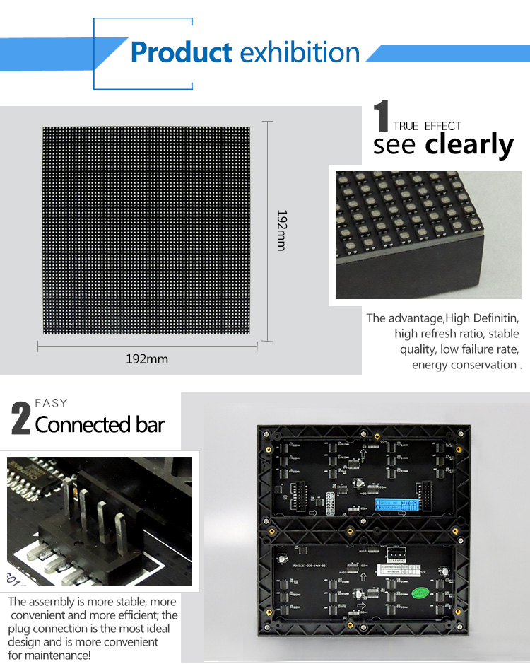 Shenzhen high resolution indoor p3 led display rental cabinet P3.91 P4 P5 die casting aluminum led display cabinet
