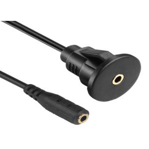 Multi Function Vehicles Car Audio Cable 3.5 Mm Extension Mount And AUX Input