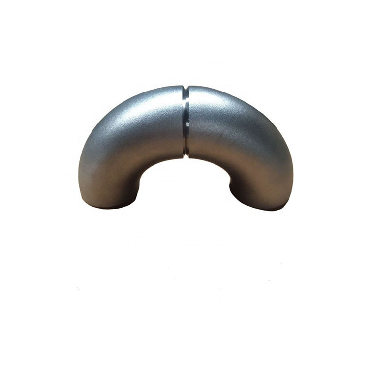 Grey Round 316L Stainless Steel Pipe Fittings / Pipe 90 Degree Elbow