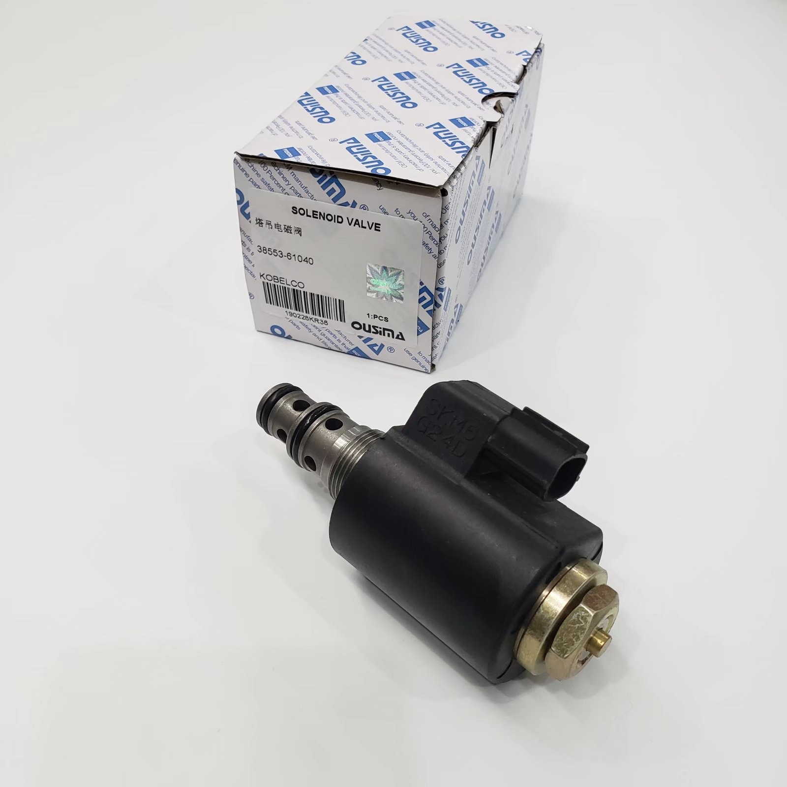 OUSIMA Hydraulic Valve Solenoid Coil 38553-61040 For Kobelco Tower Crane Spare Parts