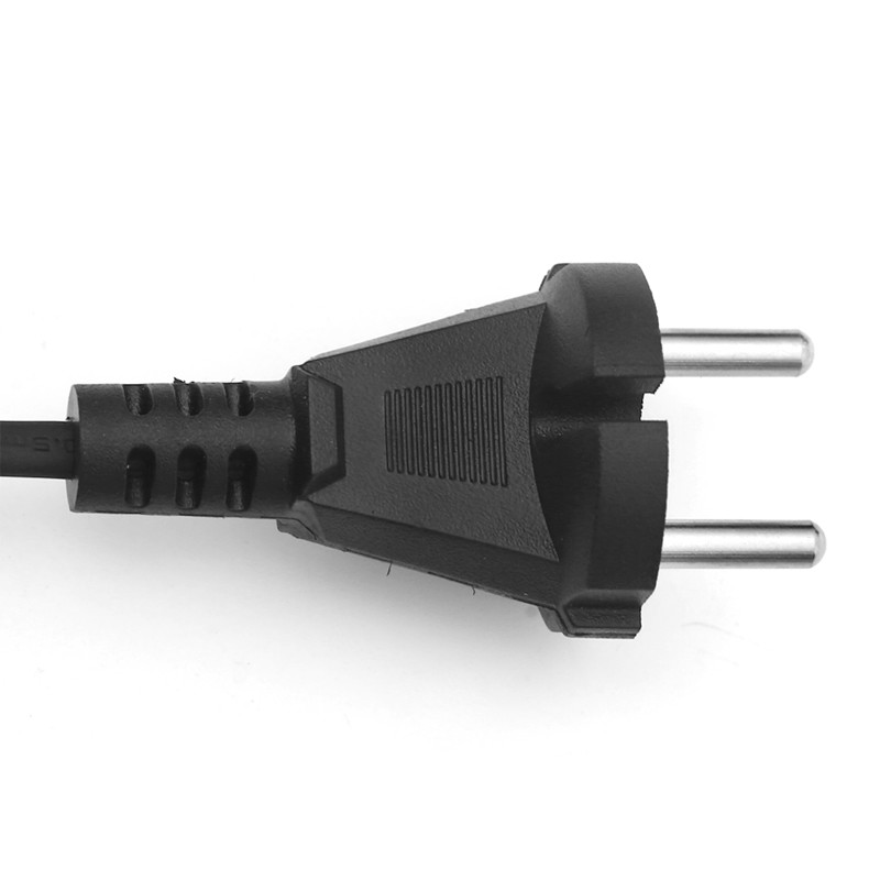 European Standard 2 prong pin computer AC power cord cables 2 pin Eu power cable 2 pin power cord