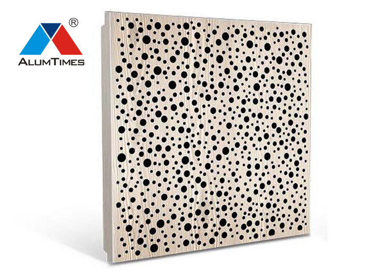 Customizable Aluminium Perforated Ceiling , Perforated Acoustic Panels Dia 3.0mm