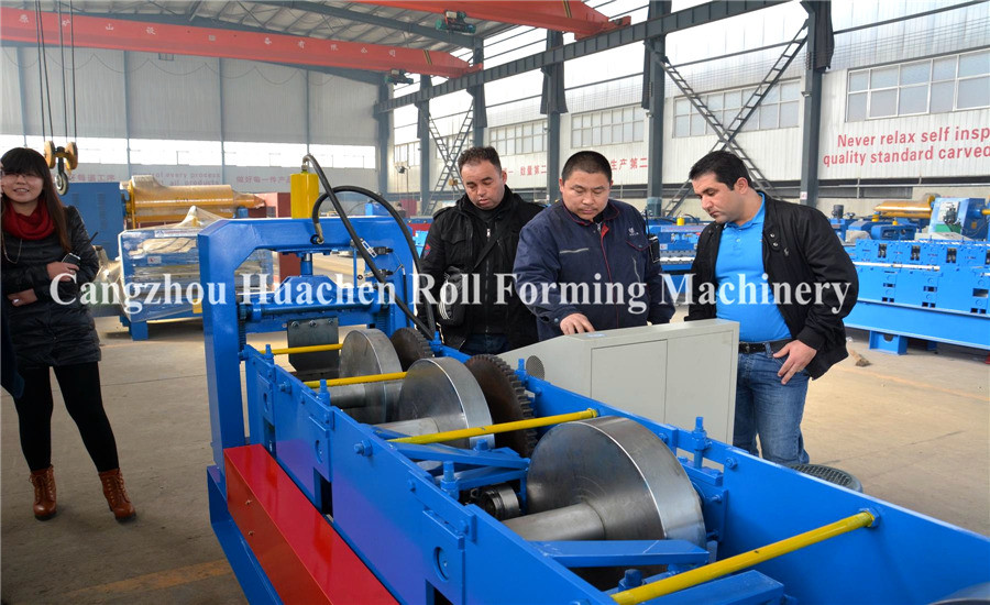 Half Round Waterdown Gutter Roll Forming Machine Cold Roll Forming Equipment