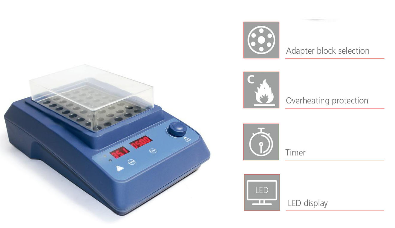 0.2ml 0.5ml 2ml 15ml Dry Bath Incubator