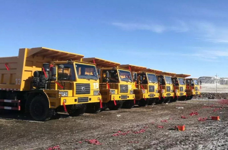 High Performance Engine Mining Dump Truck With Hydro - Mechanical Drive Nxg5650dt