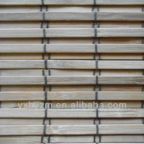 Industrial Natural Bamboo Roll Up Window Blind Roman Style Room Use