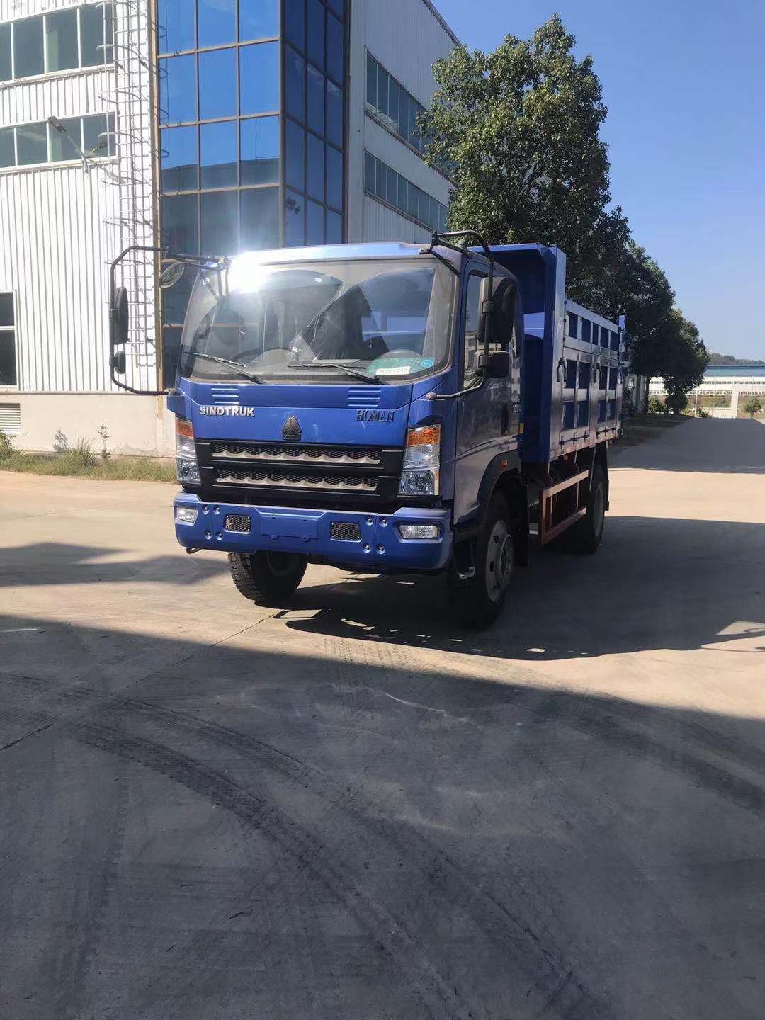 Factory Directly HOMAN 4X2 Light Duty Semi Trucks EURO 3 130HP 11CBM 14T Payload