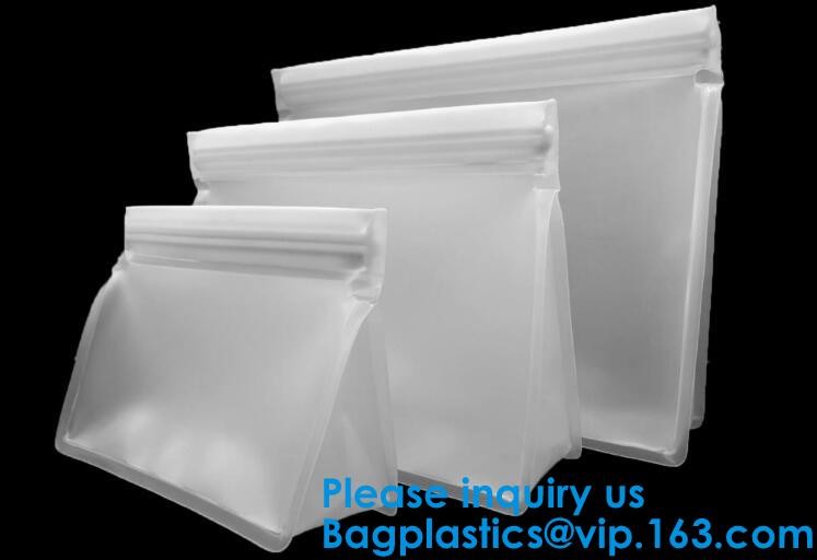 Reusable Transparent PVC Colored Bubble Zip lockk Bag,Eva/pe/pvc Zip lockk Frosted Biodegradable Clear Cellphone Garment Bag