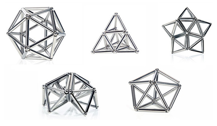 Strong NdFeB Custom Made Magnets Environmental Friendly Educational DIY Toy