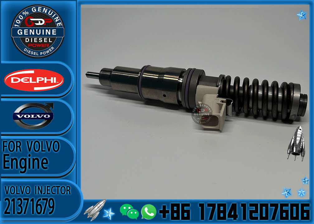 Diesel Fuel Injector 21371679 21340616 BEBE4D25001 for Volvo MD13 D13C Engine