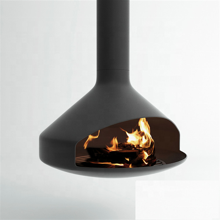 Diameter 100cm Hanging Wood Burning Stove Suspended Fire Place Carbon Steel