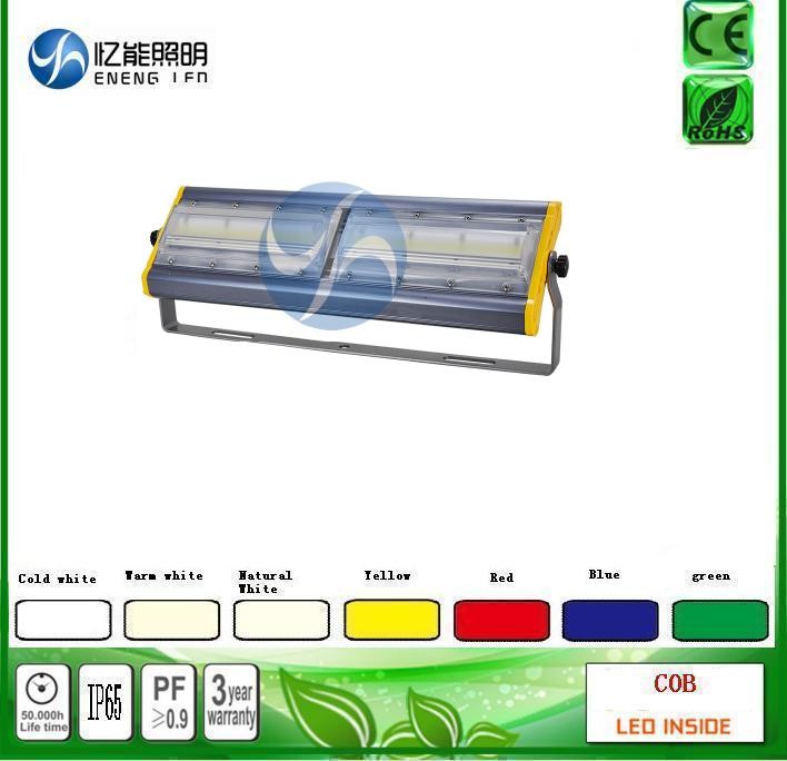 Bridgelux cob 100W 120W led cob flood light led Tunnel lamp140LM/W Red green green blue yellow color with AC85-265V