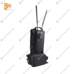Ground line-of-sight transmission 5 km mesh ad hoc network single-soldier radio