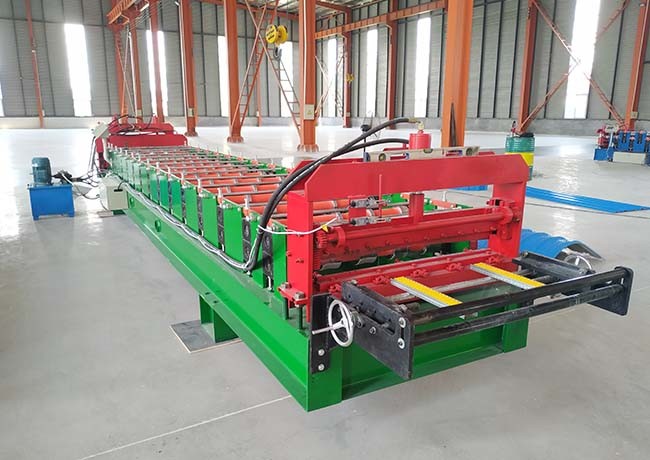 roofing sheet profile crimping curving arch roll forming machine