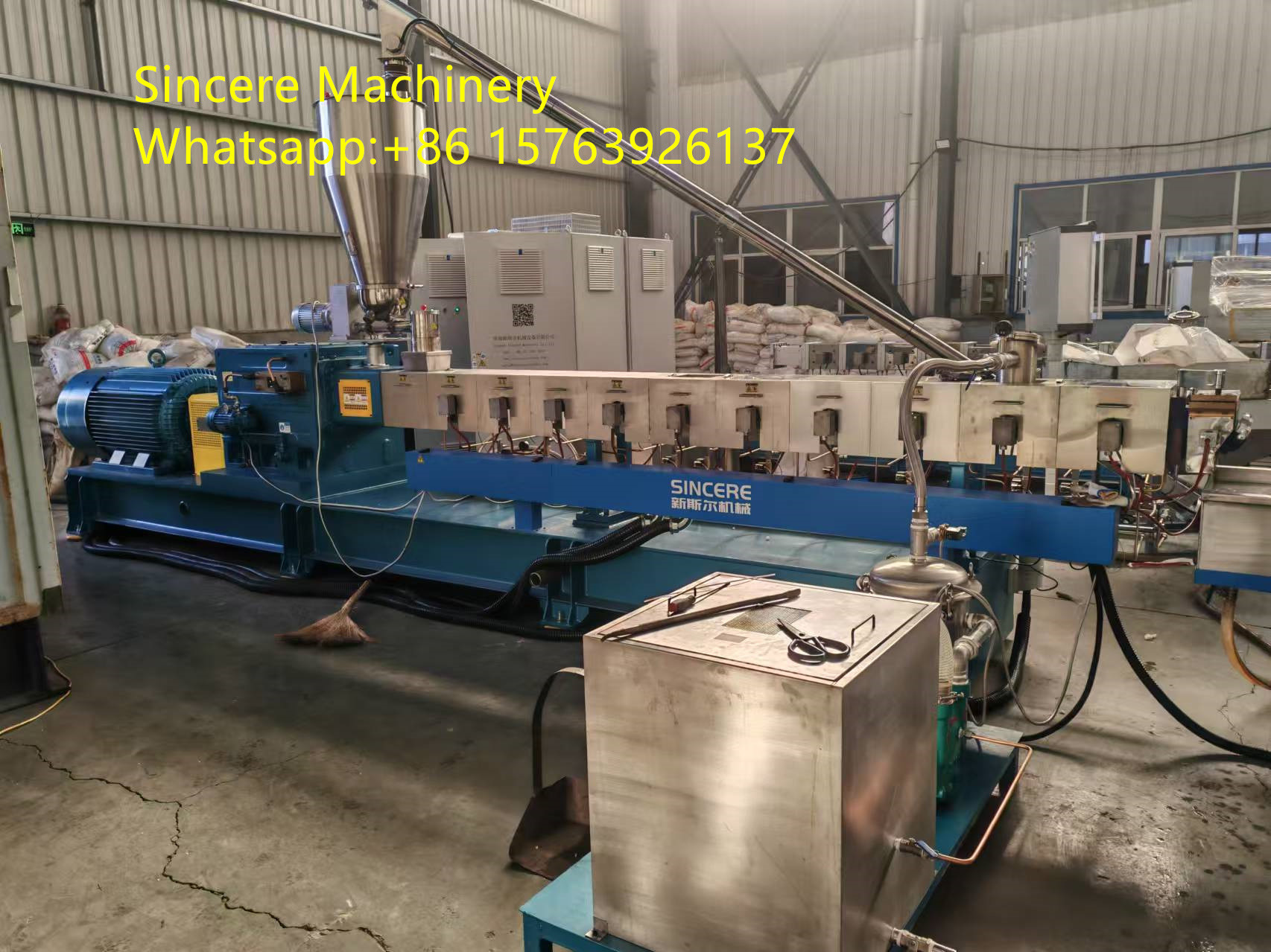 Customized Plastic Pelletizing Line For PVC PP PE PA ABS PC PS PMMA Recycling Material
