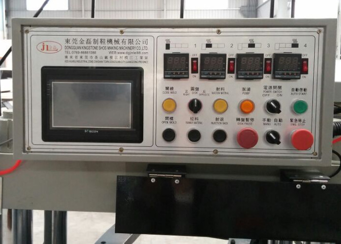 Rotary 24 Stations Sandals Making Machine With Servo Motor Single Color