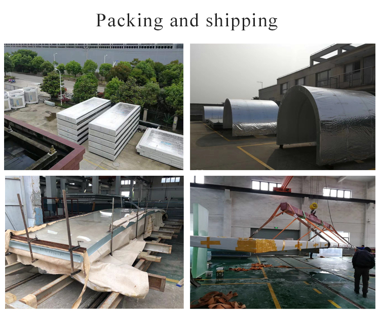 Dry Constant Temperature Polymerization Acrylic Swimming Pool for Private Villa House