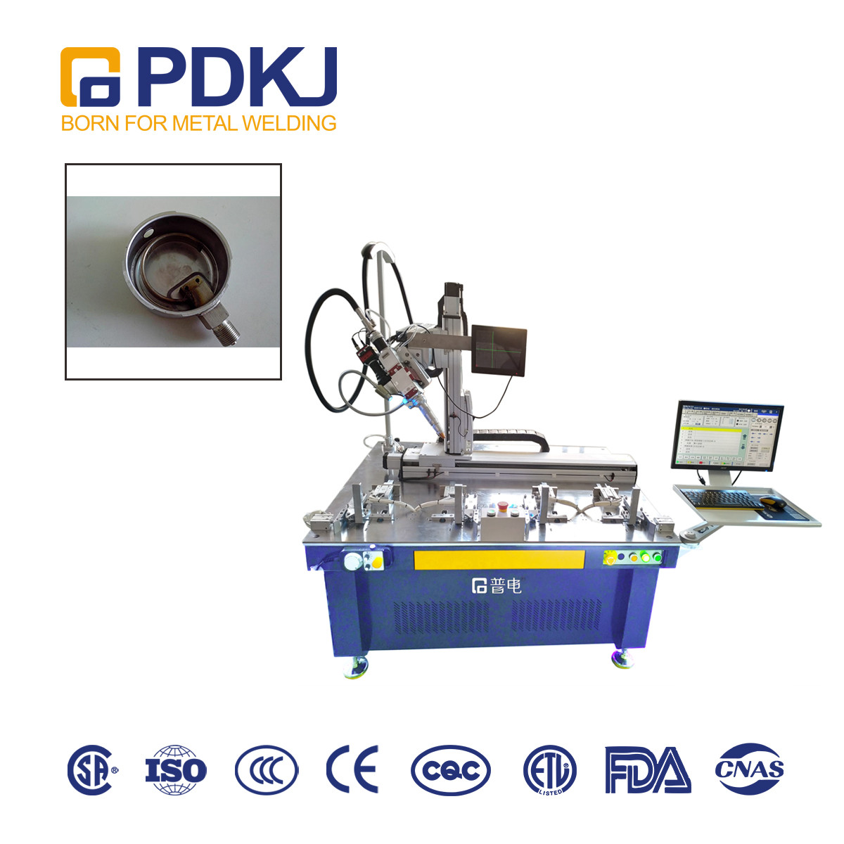 2000W Automatic Fiber Laser Welding Machine For Electrical Industry