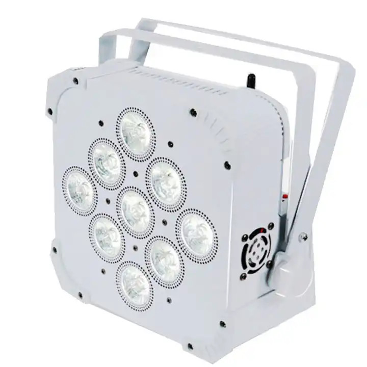 Rgbwau 6in1 9*18W LED Battery Power Wireless LED PAR Light