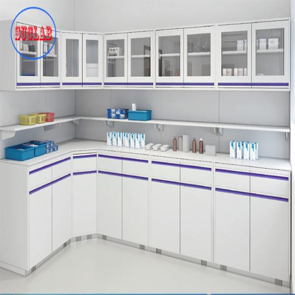 Adjustable Shelves Medical Healthcare Workstation Manufacturers Full Steel Wall