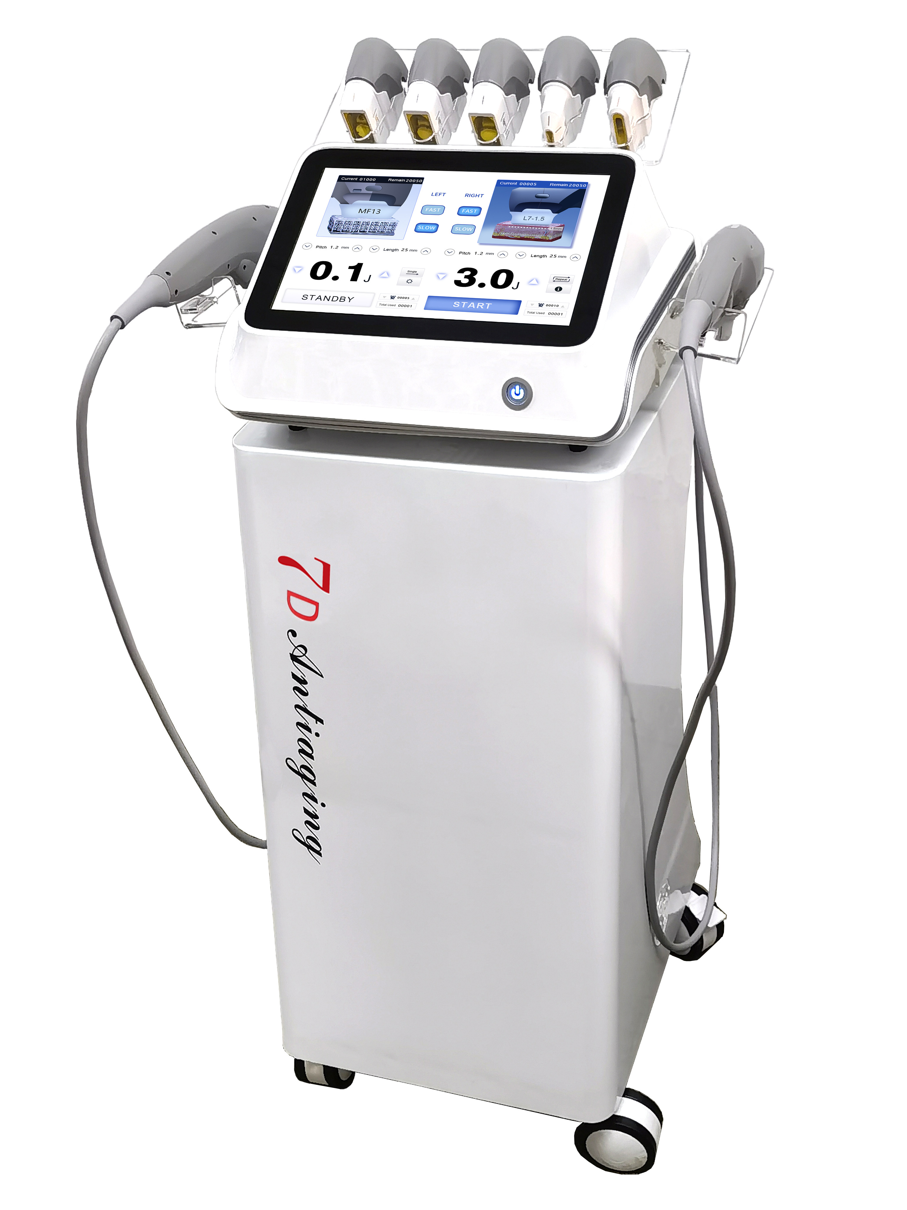 Compact High Intensity Focused Ultrasound Device ABS Portable HIFU Machine For Home Use