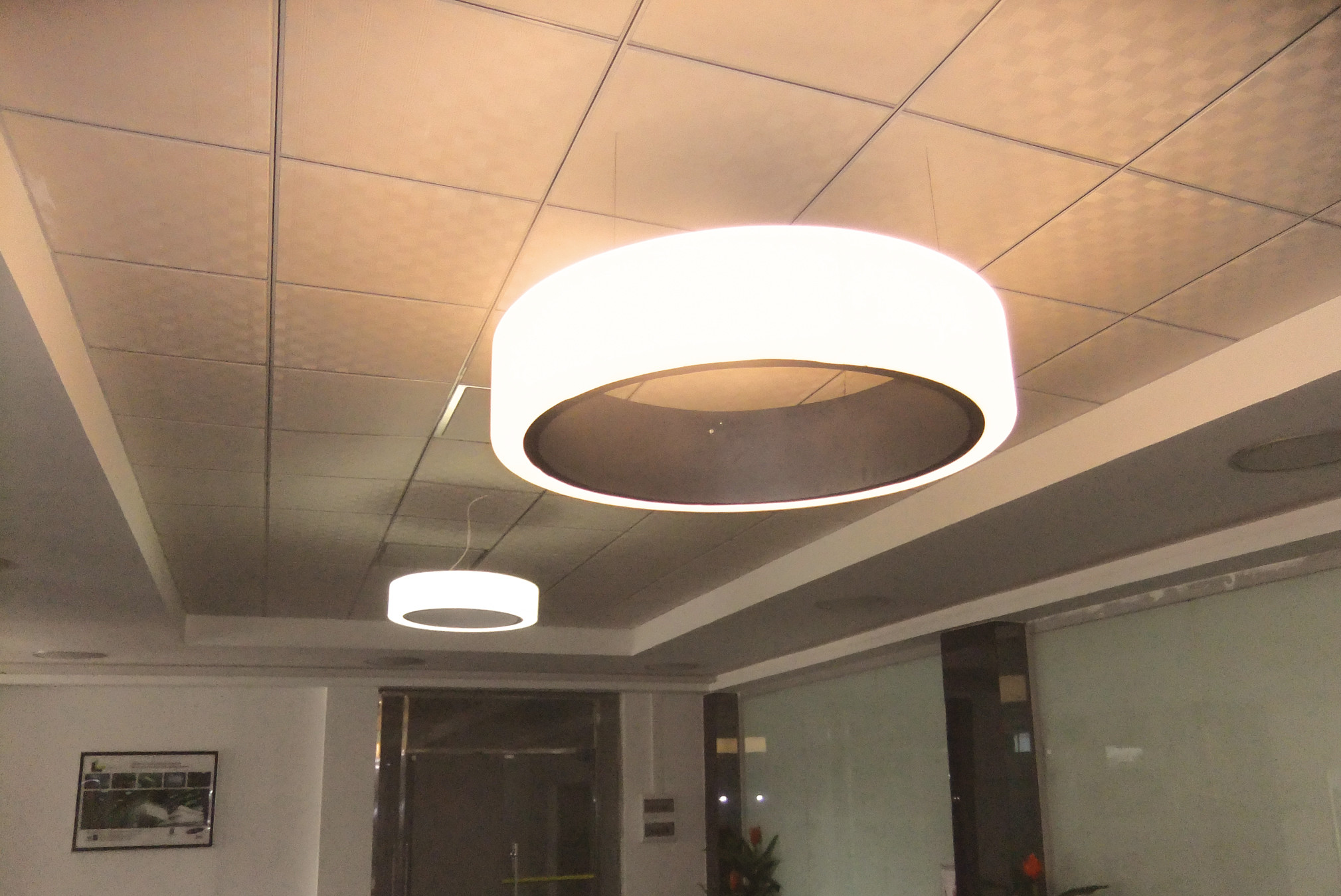 Bigger Round Pendant Lamp Ring Dimmable Pendant Light Trim Ring