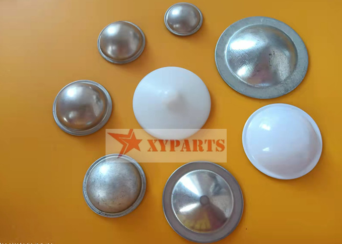 White Color Spay Coated Carbon Steel Insulation Dome Cap Washer For Protection
