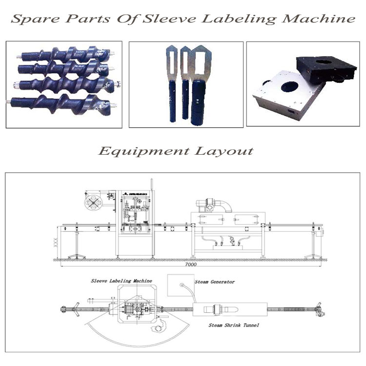Flat Bottle Labeling Machine , Automatic Bottle Packing Machine 600kg