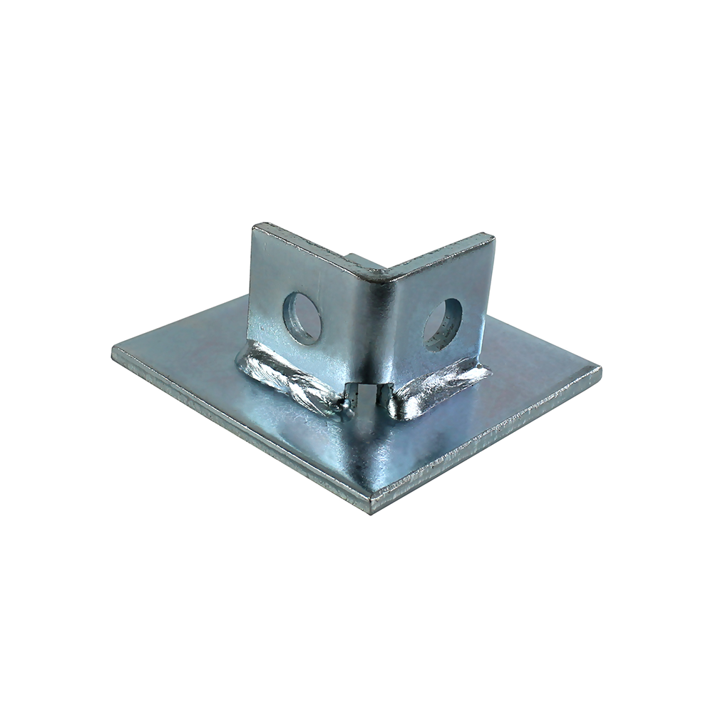 6mm Galvanized Finish Low Carbon Steel Brackets Cast Post Bases