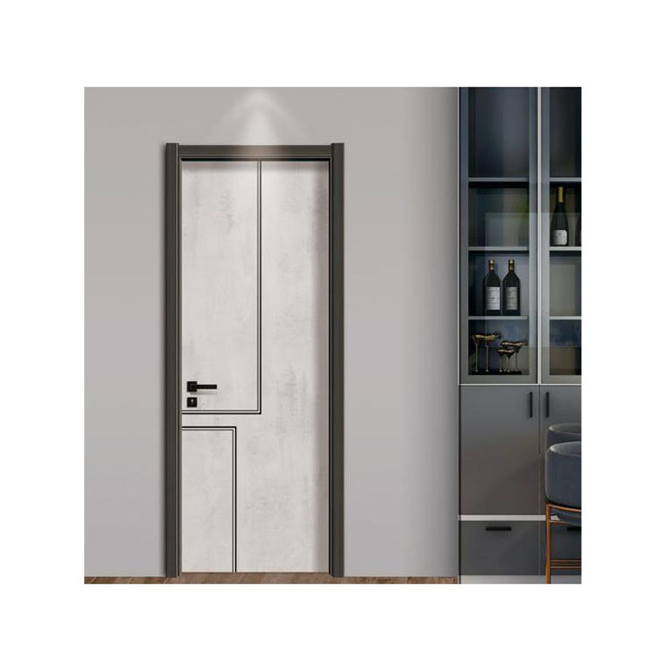 Soundproof Modern Entrance Doors Solid Exterior Main Pivot Wood