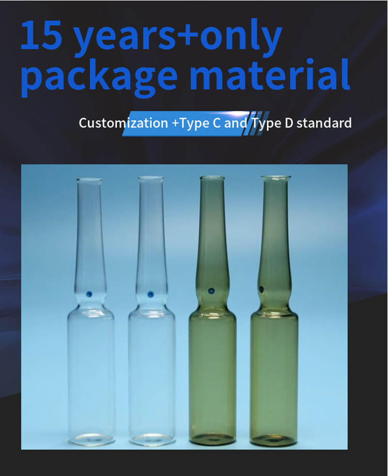 Medical Clear 2ml Low Borosilicate Glass Ampoule ISO 10ml Glass Ampoule Low Neutral Borosilicate Glass Ampoule for Injection