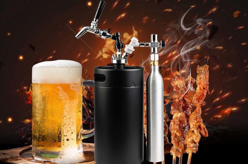 Sodastream Carbonated 5l Mini Keg Ball Lock Beer Vacuum Pressurized Tap System