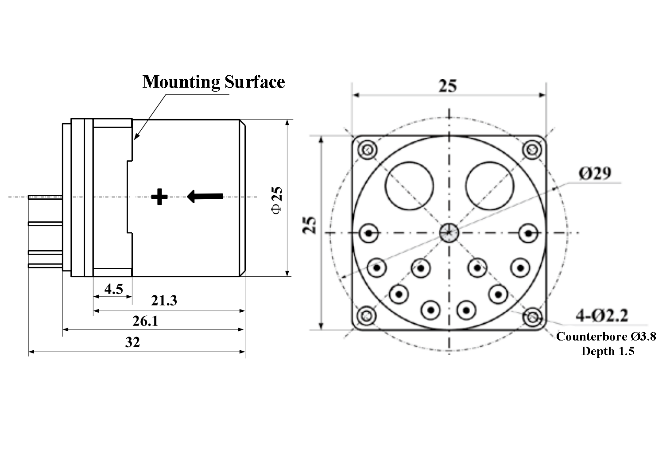 High Precision Analog Output Accelerometer Sensors For Industrial Vibration Detection