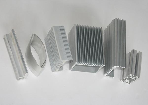 Oxidation Resistance Mill Finish Aluminum Extrusion , Circular Aluminum