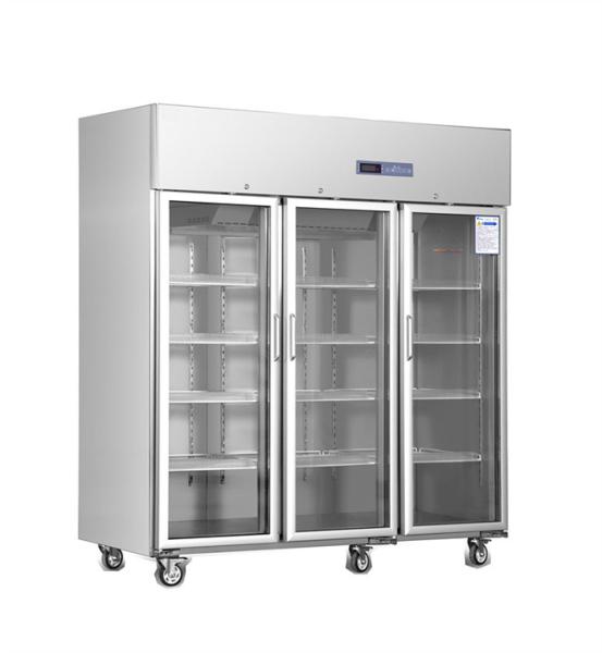 1500 Liter LED Digital Display Three Glass Door Pharmacy Medical Vaccine