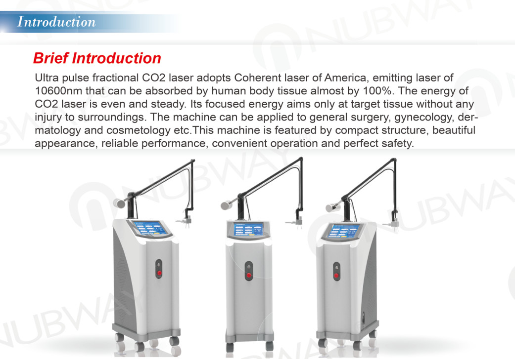Bison Fractional CO2 Laser vertical co2 fractional laser machine Laser Resurfacing