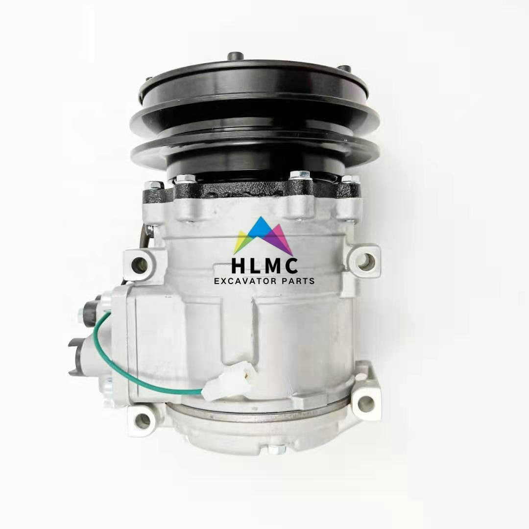 20Y-979-3111 20Y-979-3110 Excavator Compressor 24V PC200-6 10PA15C 1B R134A