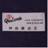 Buy cheap End Fold Damask Woven Sewing Labels Size Tags White Background With Black Text from wholesalers