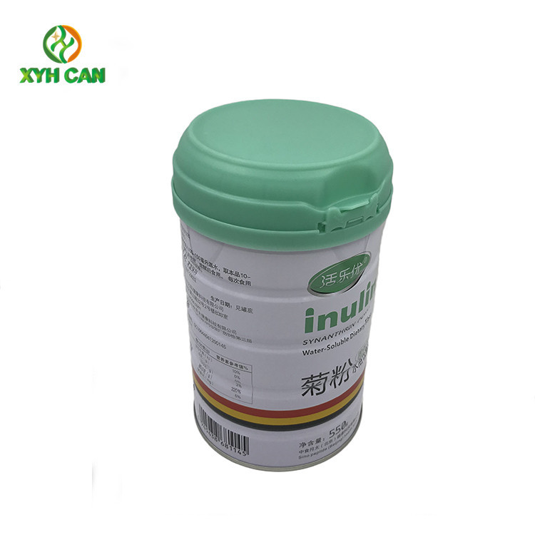 Milk Powder Tin Can High Cap Container Store Tins CMYK Off Set Printing