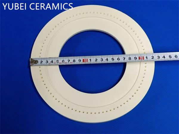 Wear Resistant Alumina Ceramic Rings Size Customized Precision Grinding