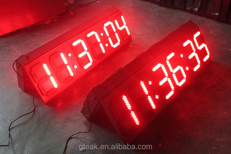 customized 7 segment stadium clock led display