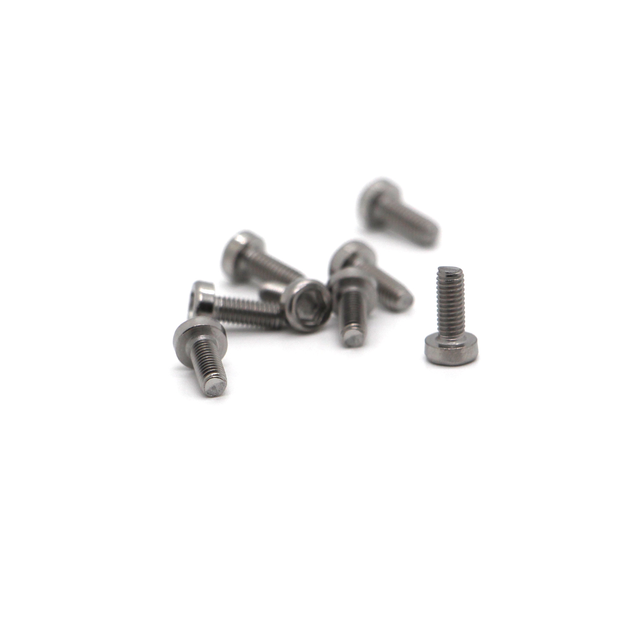 M2.0 Miniature Button Head Screws Aluminum For 3D Printer Parts High Precision