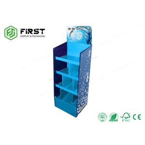 Custom Made Advertising Recycled Cardboard Paper Floor Display Stand