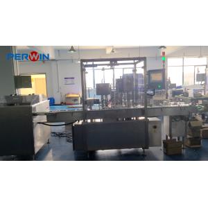 Filling Accuracy ±0.5-1% Vial Filling Line with PLC Control System - Speed 60-80